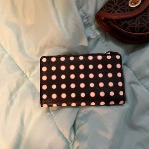 Polka dot wallet